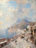 Gulf of Salerno, Amalfi-Franz Richard Unterberger-Giclee Print