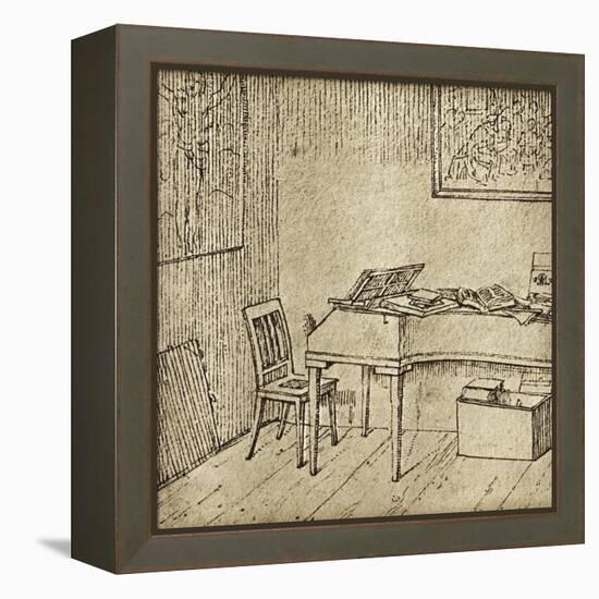 Franz Schubert-Moritz Ludwig von Schwind-Framed Premier Image Canvas