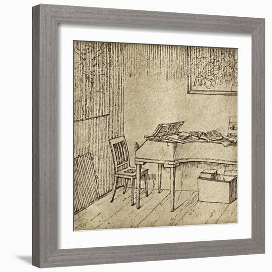 Franz Schubert-Moritz Ludwig von Schwind-Framed Giclee Print