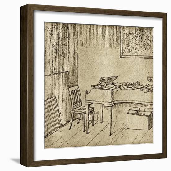 Franz Schubert-Moritz Ludwig von Schwind-Framed Giclee Print