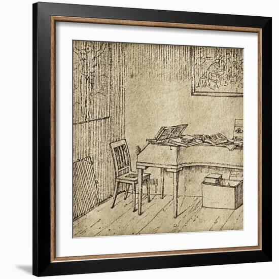 Franz Schubert-Moritz Ludwig von Schwind-Framed Giclee Print