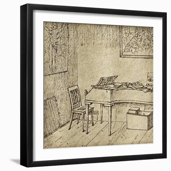 Franz Schubert-Moritz Ludwig von Schwind-Framed Giclee Print