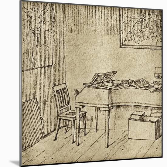 Franz Schubert-Moritz Ludwig von Schwind-Mounted Giclee Print