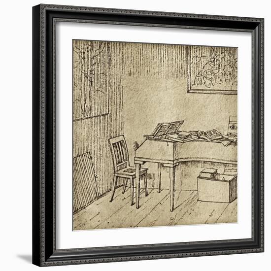 Franz Schubert-Moritz Ludwig von Schwind-Framed Giclee Print