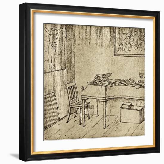 Franz Schubert-Moritz Ludwig von Schwind-Framed Giclee Print