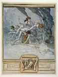 Illustration from Dante's 'Divine Comedy', Purgatory, Canto XXVIII: 130, 1921-Franz Von Bayros-Framed Giclee Print