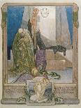Illustration from Dante's 'Divine Comedy', Inferno, Canto Xxx: 22, 1921 (W/C on Paper)-Franz Von Bayros-Mounted Premium Giclee Print