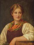 A Bavarian Peasant Girl-Franz Von Defregger-Giclee Print