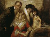 The Artist with His Wife and Children-Franz Von Lenbach-Framed Giclee Print