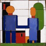 Man and Woman with Intersecting Arms-Franz Wilhelm Seiwert-Giclee Print
