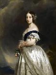 Portrait of Queen Victoria-Franz Xaver Winterhalter-Framed Giclee Print