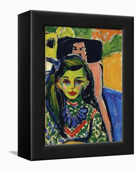 Franzi, 1910-Ernst Ludwig Kirchner-Framed Premier Image Canvas