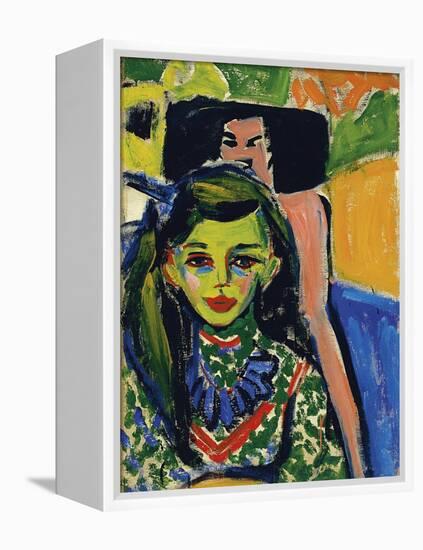 Franzi, 1910-Ernst Ludwig Kirchner-Framed Premier Image Canvas