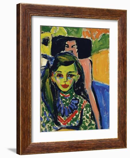 Franzi, 1910-Ernst Ludwig Kirchner-Framed Giclee Print