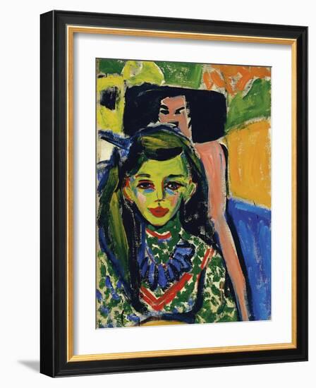 Franzi, 1910-Ernst Ludwig Kirchner-Framed Giclee Print