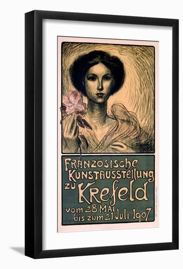 Franzosische Kunstausstellung zu Krefeld-Théophile Alexandre Steinlen-Framed Art Print
