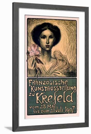Franzosische Kunstausstellung zu Krefeld-Théophile Alexandre Steinlen-Framed Art Print