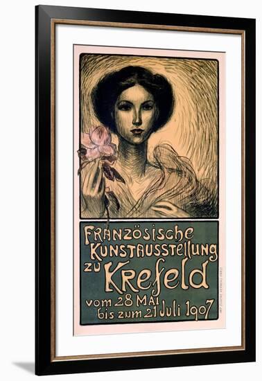 Franzosische Kunstausstellung zu Krefeld-Théophile Alexandre Steinlen-Framed Art Print