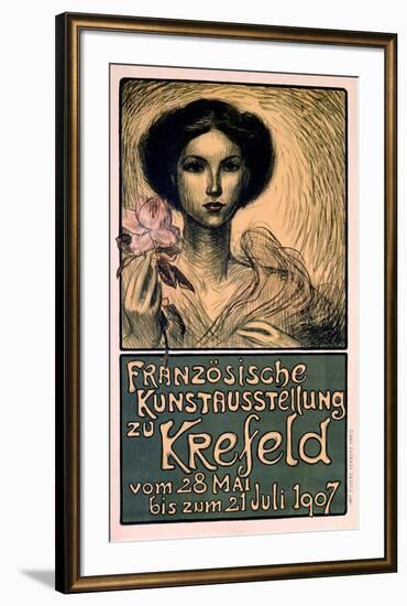 Franzosische Kunstausstellung zu Krefeld-Théophile Alexandre Steinlen-Framed Art Print