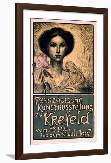 Franzosische Kunstausstellung zu Krefeld-Théophile Alexandre Steinlen-Framed Art Print