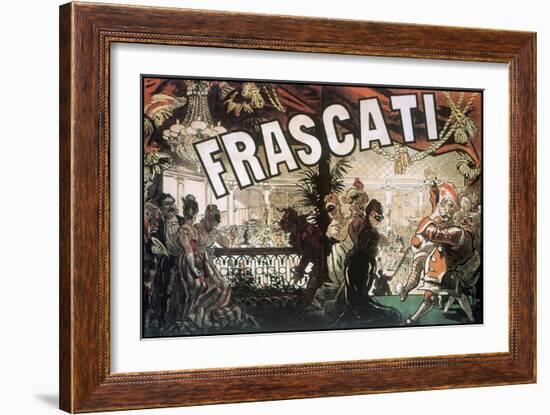 Frascati-Jules Chéret-Framed Giclee Print