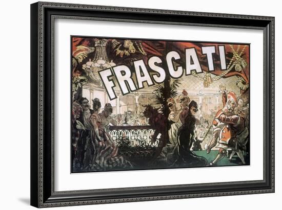 Frascati-Jules Chéret-Framed Giclee Print