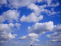 Blue and white beach parasols, Nice, Alpes Maritimes, Cote d'Azur, Provence, France, Mediterranean,-Fraser Hall-Photographic Print