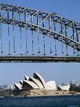 Sydney Opera House and Harbour Bridge, Sydney, New South Wales (N.S.W.), Australia-Fraser Hall-Photographic Print