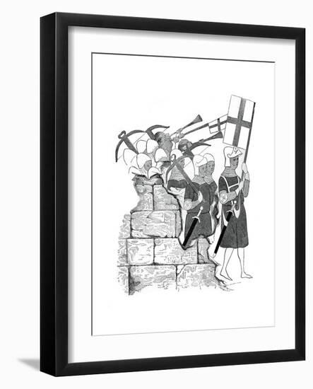 Fraternity of the Cross-Bowmen, 15th Century-null-Framed Giclee Print