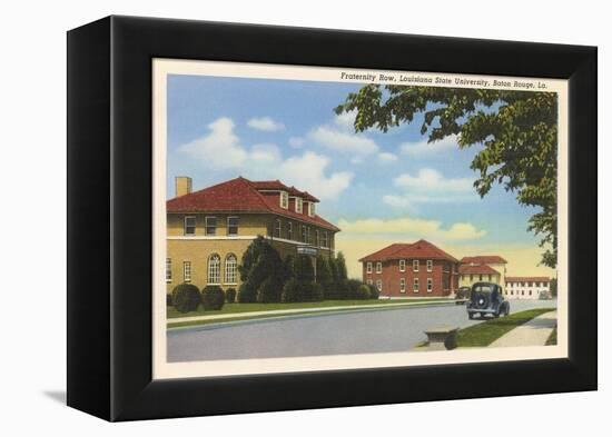 Fraternity Row, LSU, Baton Rouge-null-Framed Stretched Canvas