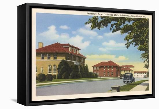 Fraternity Row, LSU, Baton Rouge-null-Framed Stretched Canvas