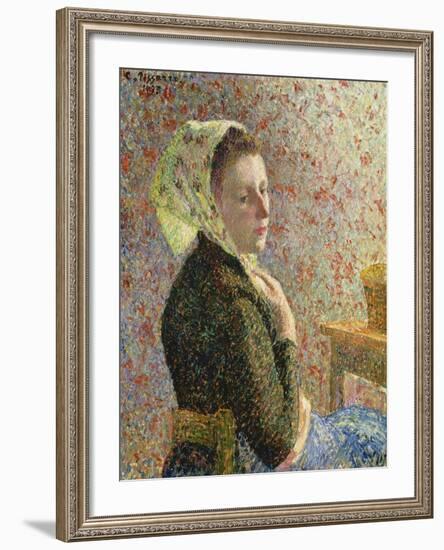 Frau Mit Gruenem Kopftuch, 1893-Canaletto-Framed Giclee Print