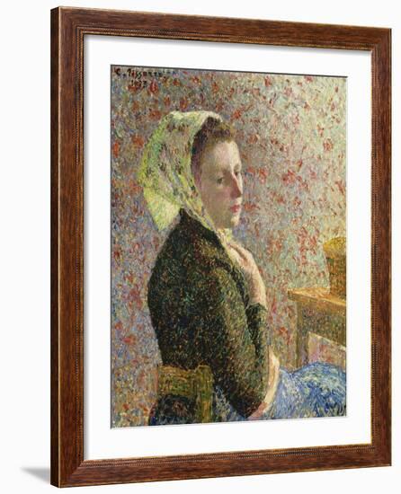 Frau Mit Gruenem Kopftuch, 1893-Canaletto-Framed Giclee Print