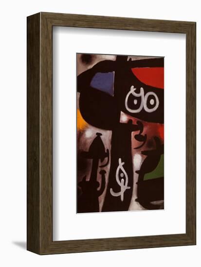 Frau und Vogel, c.1968-Joan Miro-Framed Art Print