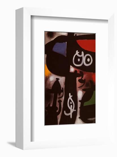 Frau und Vogel, c.1968-Joan Miro-Framed Art Print