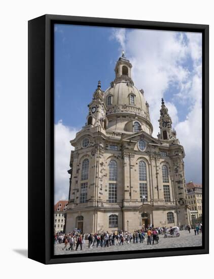 Frauenkirche, Dresden, Saxony, Germany, Europe-Robert Harding-Framed Premier Image Canvas