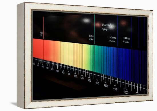 Fraunhofer Lines, Diagram-Detlev Van Ravenswaay-Framed Premier Image Canvas