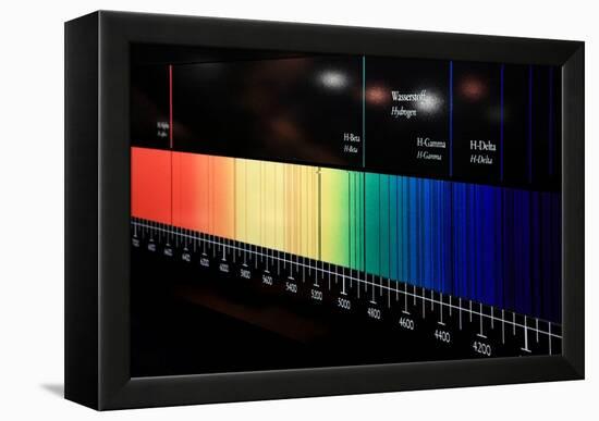 Fraunhofer Lines, Diagram-Detlev Van Ravenswaay-Framed Premier Image Canvas