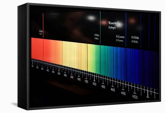 Fraunhofer Lines, Diagram-Detlev Van Ravenswaay-Framed Premier Image Canvas