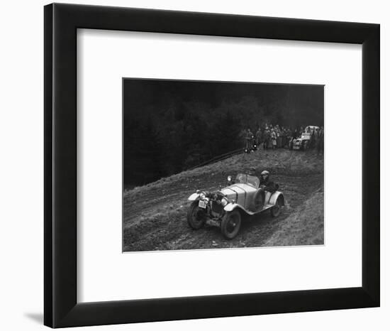 Frazer-Nash Super Sports of KM Roberts competing in the MCC Edinburgh Trial, 1938-Bill Brunell-Framed Photographic Print