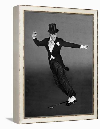 Fred Astaire in Top Hat, Tails and Spats, Dancing "Puttin' on the Ritz" for "Blue Skies"-Bob Landry-Framed Premier Image Canvas