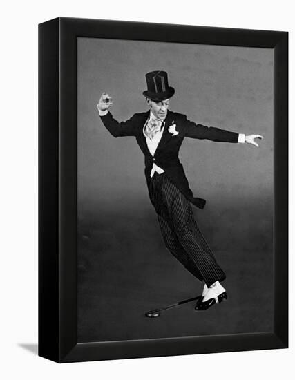 Fred Astaire in Top Hat, Tails and Spats, Dancing "Puttin' on the Ritz" for "Blue Skies"-Bob Landry-Framed Premier Image Canvas