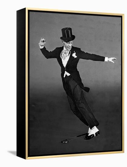 Fred Astaire in Top Hat, Tails and Spats, Dancing "Puttin' on the Ritz" for "Blue Skies"-Bob Landry-Framed Premier Image Canvas