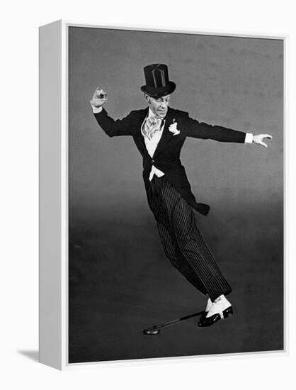 Fred Astaire in Top Hat, Tails and Spats, Dancing "Puttin' on the Ritz" for "Blue Skies"-Bob Landry-Framed Premier Image Canvas