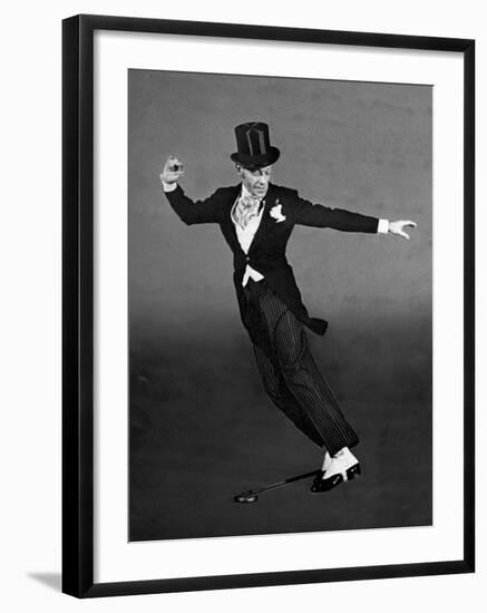 Fred Astaire in Top Hat, Tails and Spats, Dancing "Puttin' on the Ritz" for "Blue Skies"-Bob Landry-Framed Premium Photographic Print