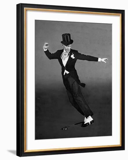 Fred Astaire in Top Hat, Tails and Spats, Dancing "Puttin' on the Ritz" for "Blue Skies"-Bob Landry-Framed Premium Photographic Print