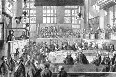 Court Scene, Newgate, 1862-Fred Bennett-Mounted Art Print