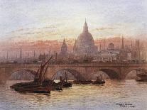 London Bridge, England-Fred E.J. Goff-Giclee Print