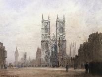 Westminster Abbey, London-Fred E.J. Goff-Framed Giclee Print