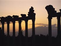 Columns in Public Building, Probably the Court of Justice, Baalbek, Lebanon, Middle East-Fred Friberg-Photographic Print